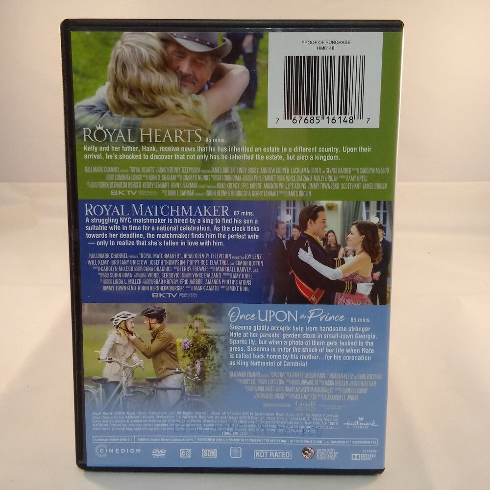 Original Hallmark Channel Royal Romance Triple Feature DVD - Picture 4 of 11